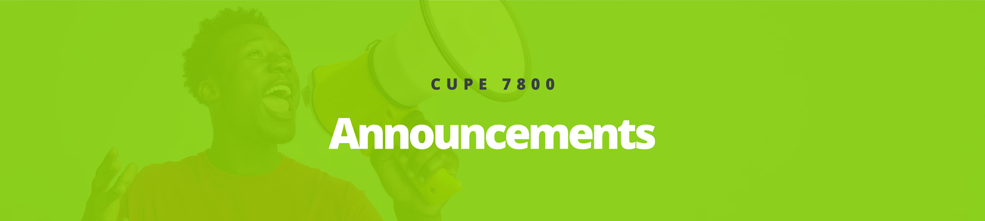 Anouncement Banner Image
